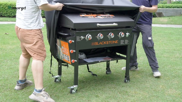 Housse Barbecue Ronde 71x68cm – Imperméable, Anti-UV, Avec Aérations