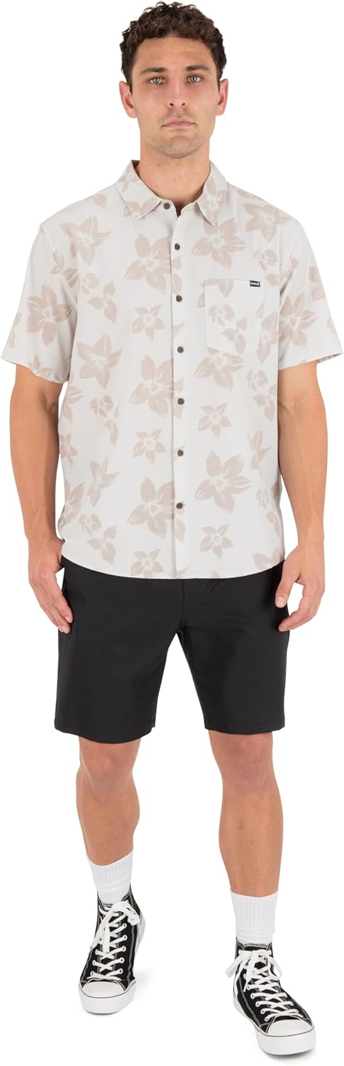 Hurley Men's Newport Stretch Short Sleeve