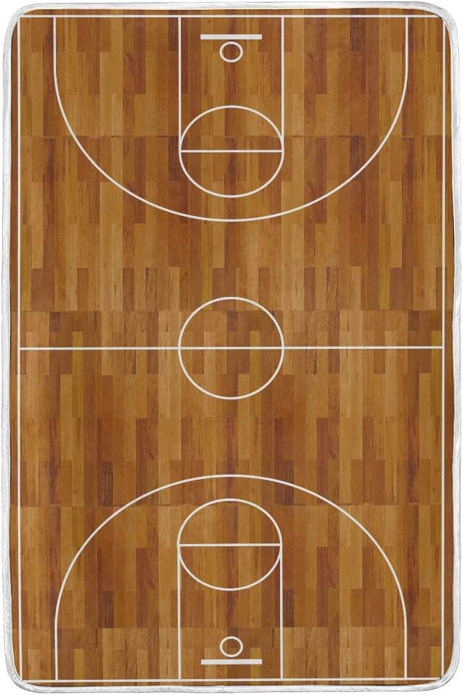 Sukau 毛布 バスケットボール コート柄 おしゃれ かわいい 大判 150x230 シングル 2枚合わせ 暖かい ダブル セミダブル ブランケット 大判 マイクロファイバー 柔らか 保温 洗える ブランケット 毛布 Sukau 毛布 バスケットボール コート柄 おしゃれ かわいい 大判 150x230 シングル 2枚合わせ 暖かい ダブル セミダブル ブランケット 大判 マイクロファイバー 柔らか 保温 洗える ブランケット 毛布