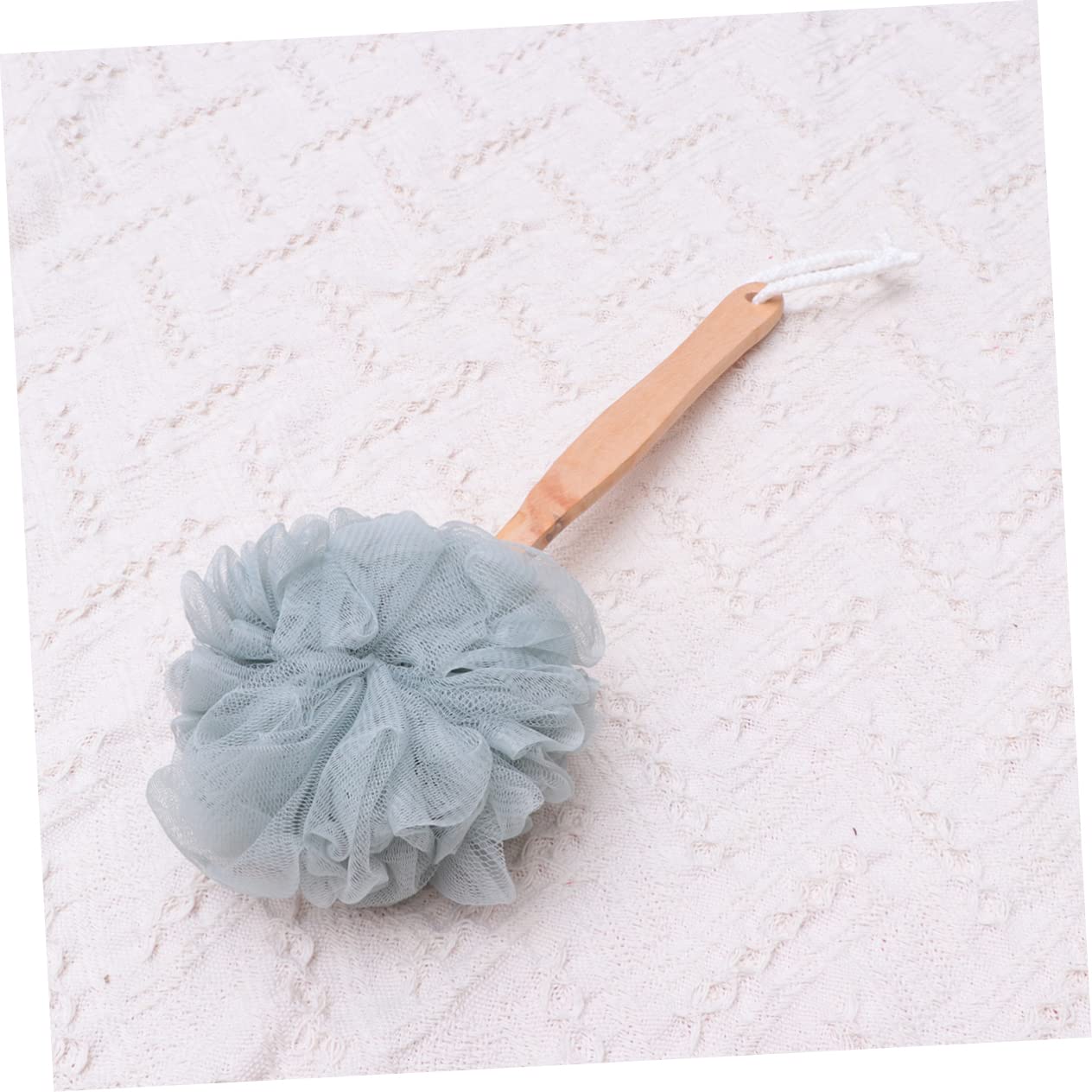 Beavorty 6 Piezas Cepillo De Esponja Vegetal Cepillo De Mango Largo Cepillo De Baño De Madera Cepillar Rodillo Chapati Flor De Baño Con Asa Hombre Iniciar Sesión Bola De Baño Cuerpo