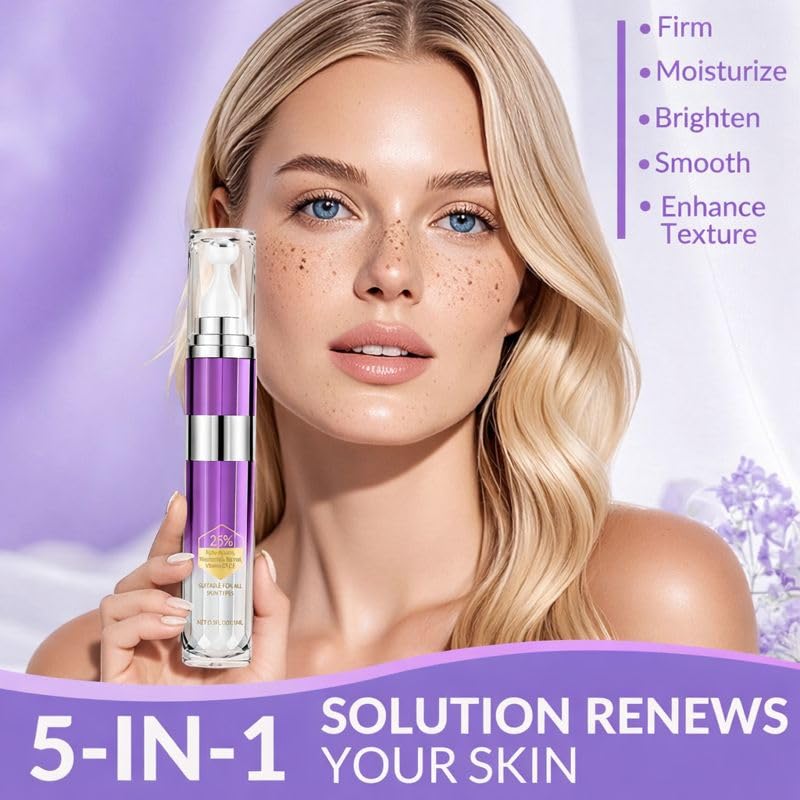 Dark Spot Remover for Face and Body - Dark Spot Correcting Glow Serum with 360° Roller for Sun Spots, Age Spots, Freckles, Melasma Treatment - Brightening Face Serum for All Skin Types, 0.5 fl oz - Image 5