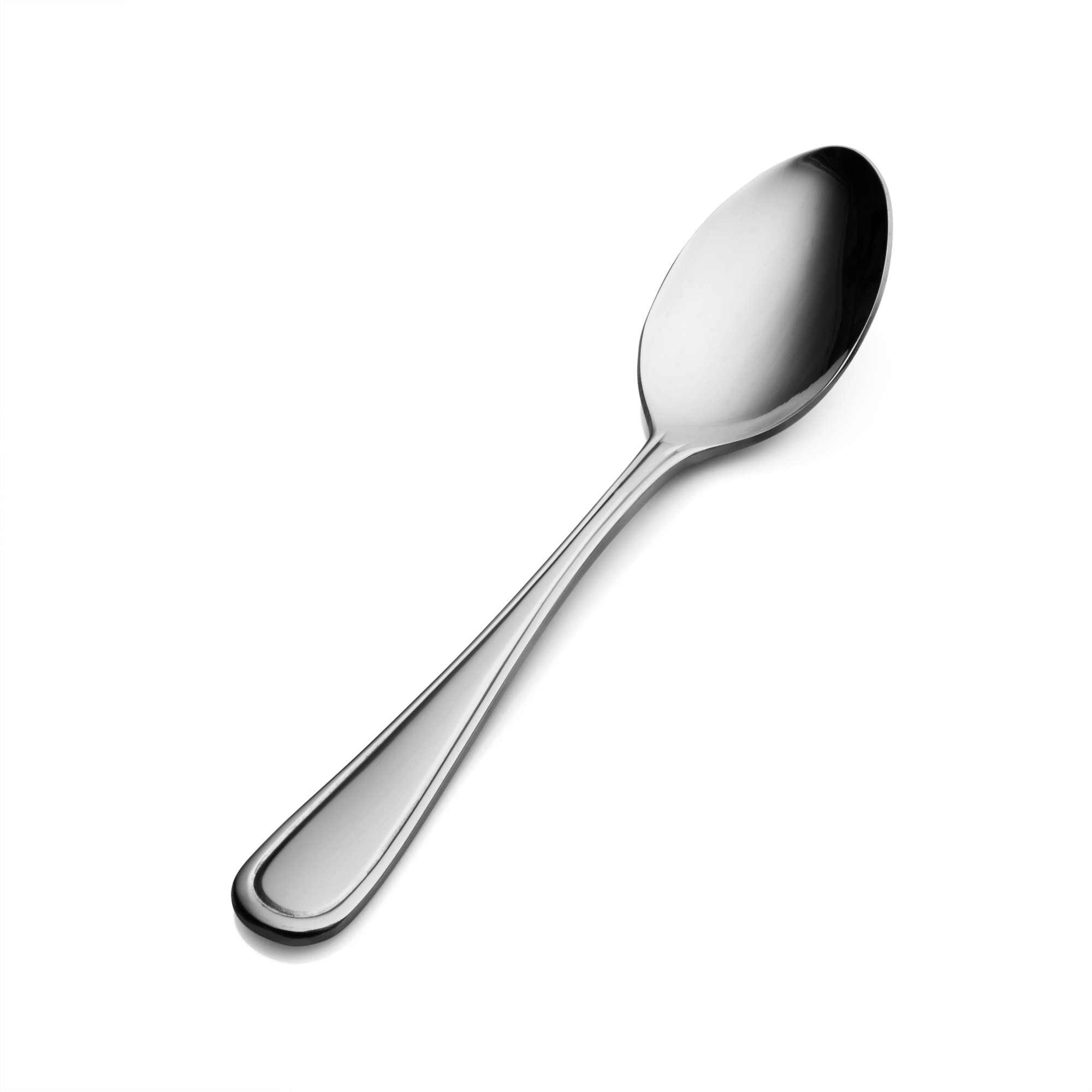 Bon Chef S303 Stainless Steel 18/8 Tuscany Soup/Dessert Spoon, 7-3/16
