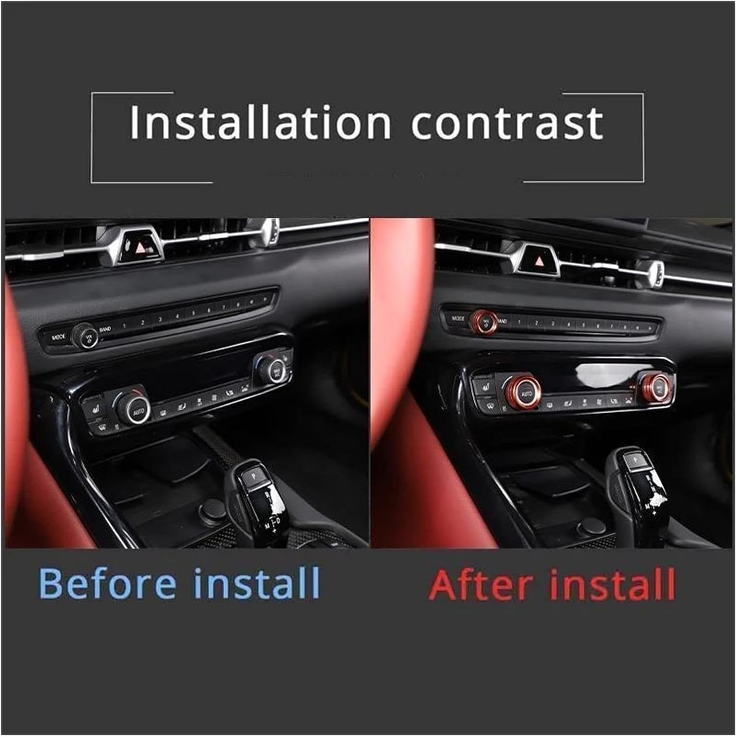 VEADONS Car Air Conditioner Knobs | Compatible With Toyota GR Supra MK5 A90