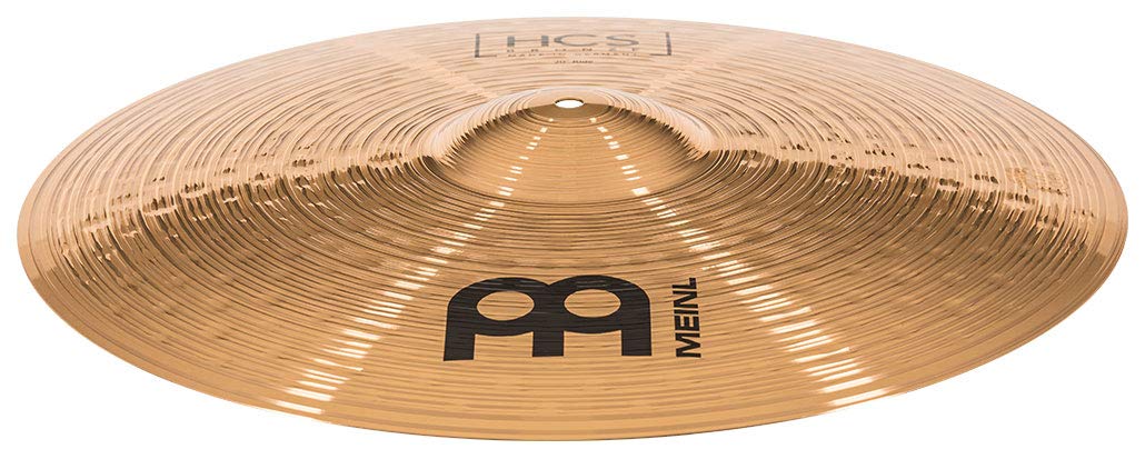 Meinl HCS Bronze 20" Ride Set – Modello: HCSB20R – B8 Lega di bronzo – Finitura: Tradizionale – Caratteristica: esplosiva/trasparente – Supporto per piatto