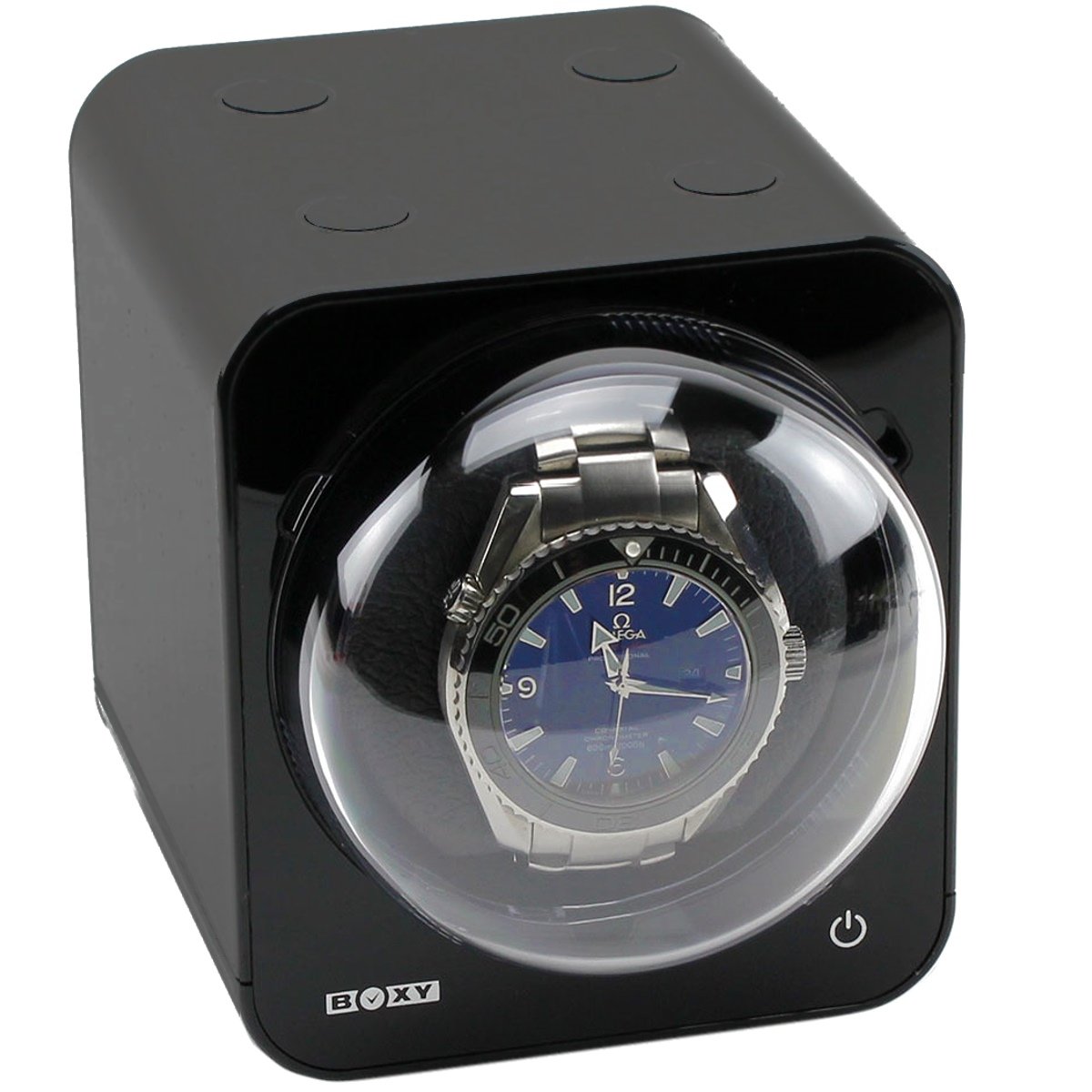 Boxy Fancy Uhrenbeweger schwarz PRO1 mit Netzadapter