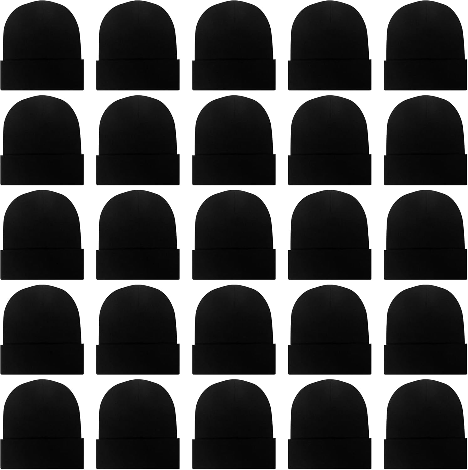 25-Pack Wholesale Winter Beanie Hats for Men & Women – Knit Skull Caps 25-Pack Wholesale Winter Beanie Hats for Men & Women – Knit Skull Caps
