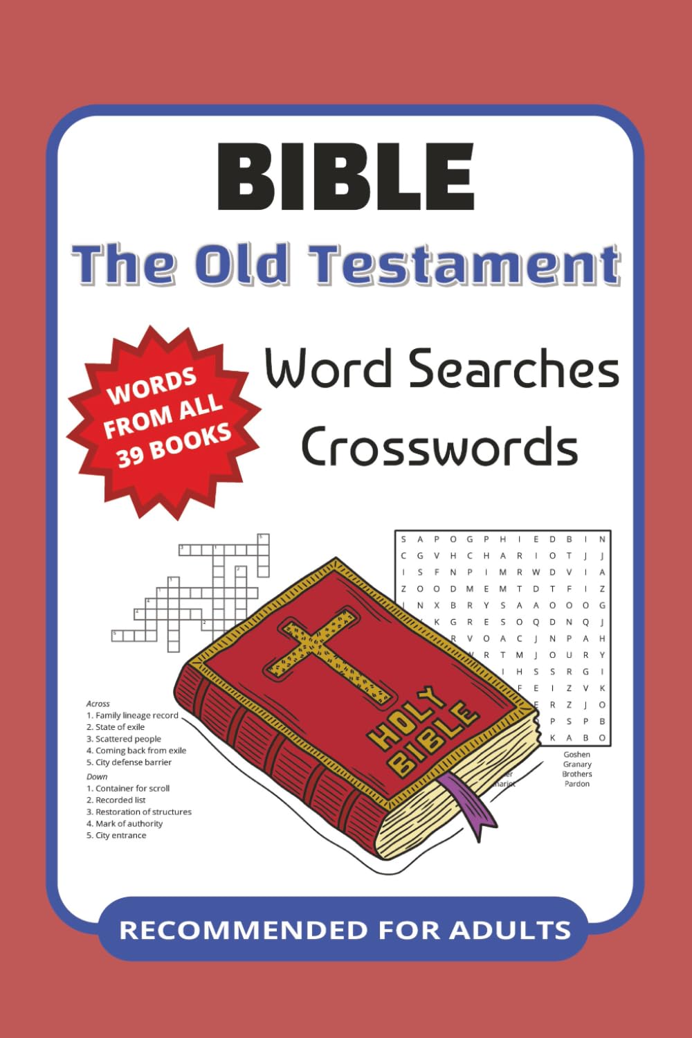 Bible Word Searches and Crosswords: The Old Testament