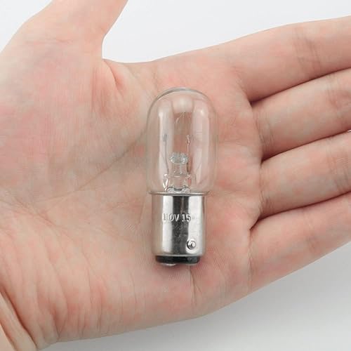 Miniatura 5 de 4pcs 15W 120V base plata máquina de coser bombilla hogar máquina de coser bombilla incandescente compatible con máquina de coser con base de empuje