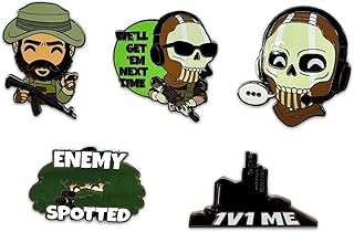 Call of Duty Pin Set, Official Licensed Call of Duty Pins, Collectors Box Includes 5 Pins by Youtooz Call of Duty Collection