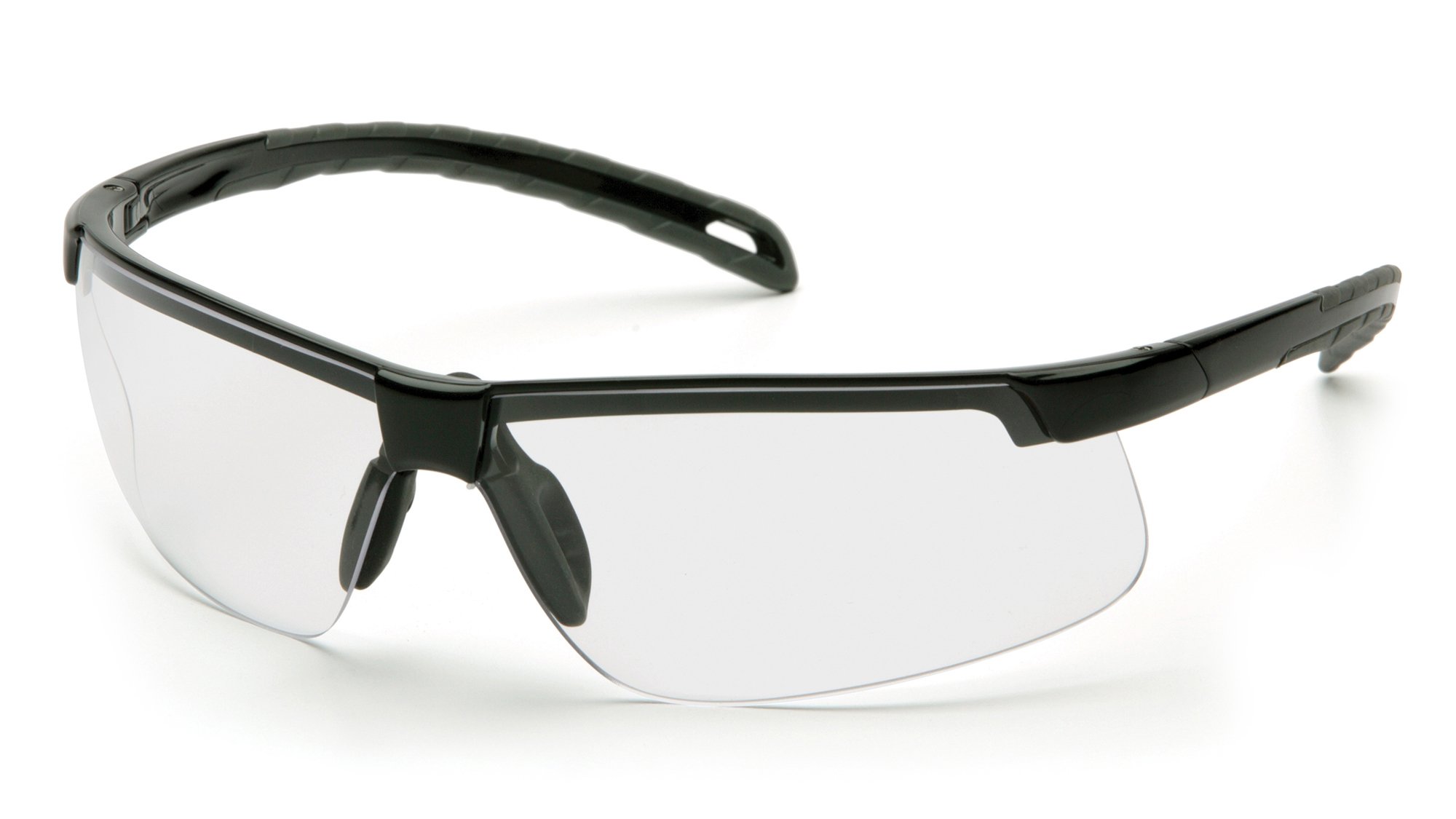 Pyramex SafetySB8610DTM Ever-Lite S/Glasses Clr H2MAX A/Fog Lens w/Blk Frame (12 Pair)