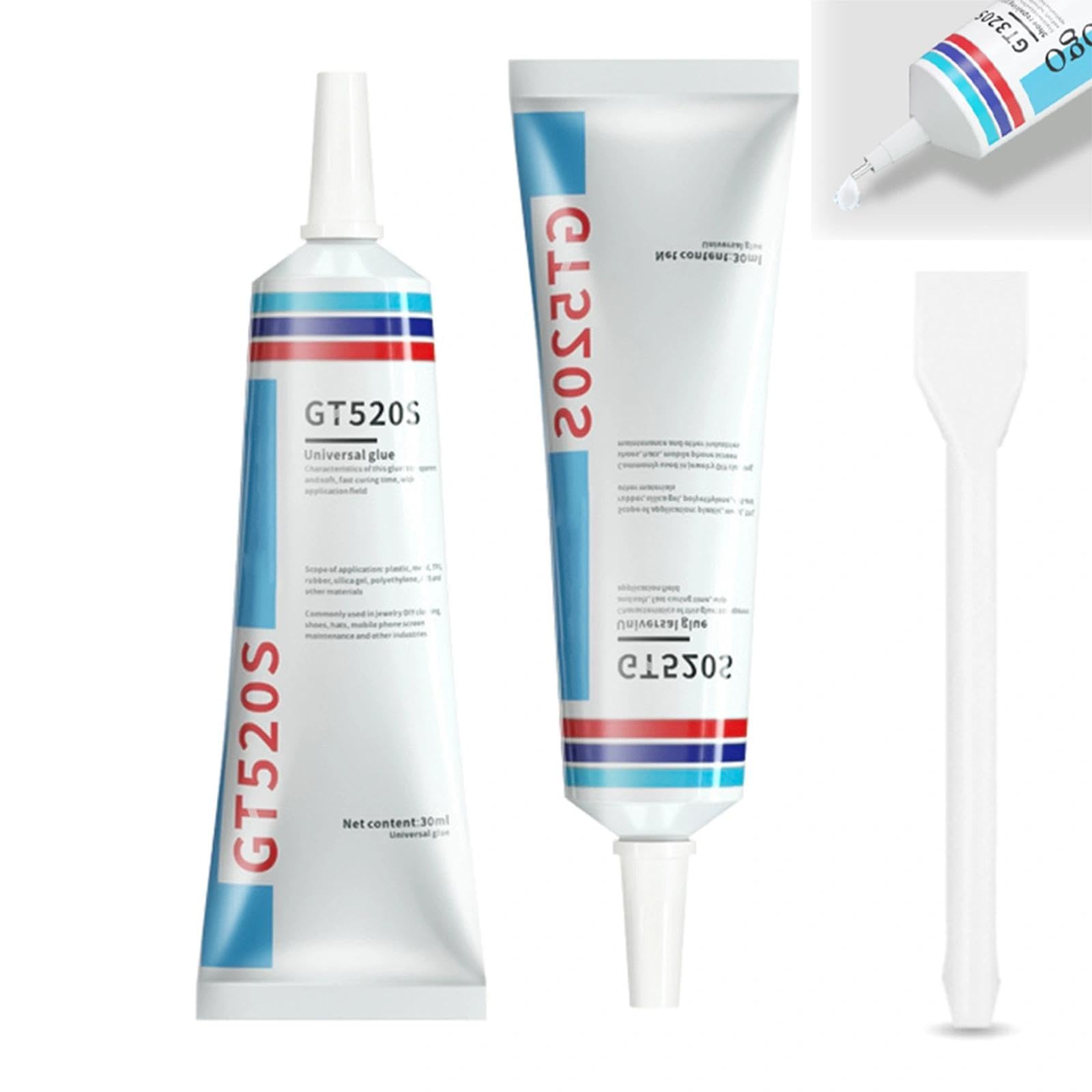 – Strong Fabric Glue for Clothes, Clear Washable Waterproof Fabric Adhesive, Waterproof Clear Leather & Carpet Glue, Contact Adhesive for All Fabrics, Cotton, Denim, Linen, Polyester, Doll Repair 2pcs