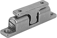 Vista 4 de Rodillo de doble bola de acero inoxidable de 2.756 in, captura de tensión de gabinete para barco, yate, RV, rodillo de tensión de bola, fácil