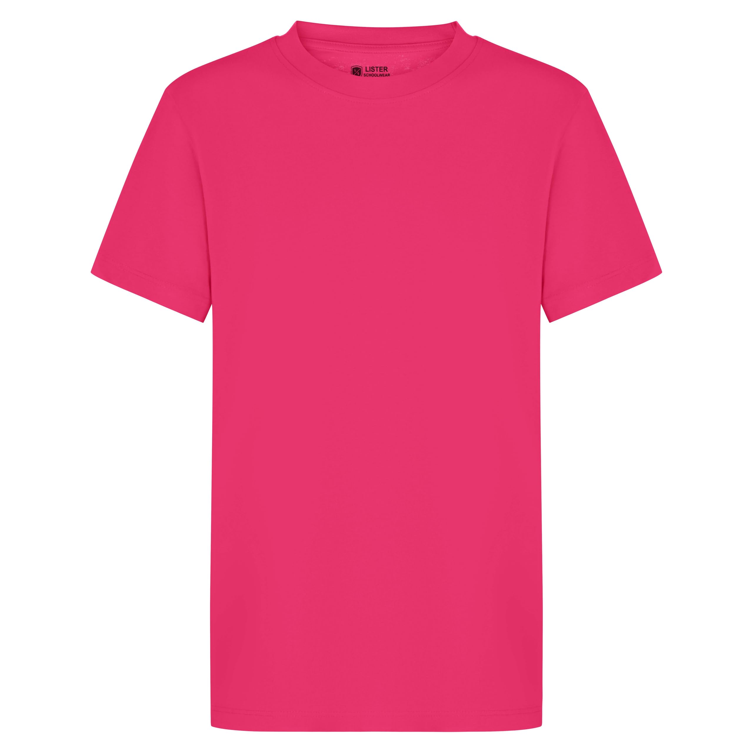 Ages 1-15 Kids Plain Blank T-Shirt Tee Shirt 100% Cotton Boys Girls Childrens Softspun Unisex School Uniform P.E. Gym — view 15