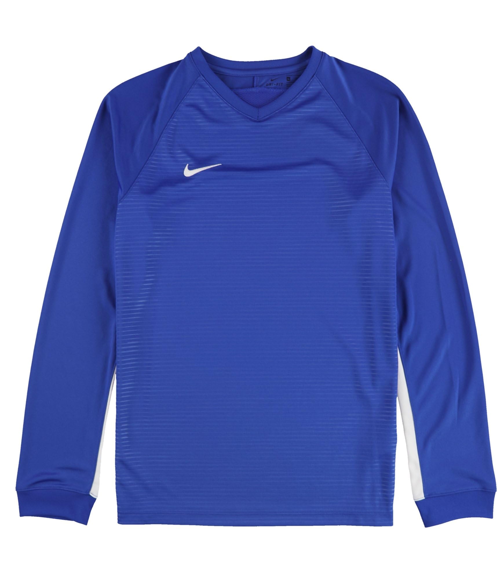 Nike Boys Tiempo Premier Unisex Soccer Jersey, Blue, Big Kids (8-20), XS