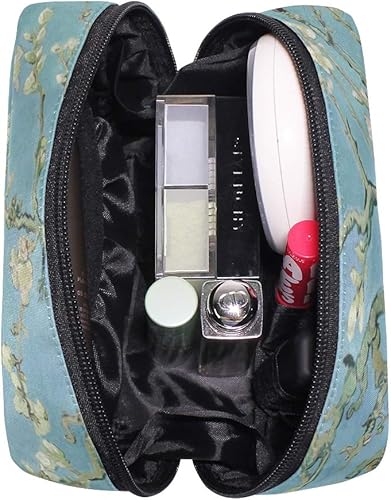 Miniatura 5 de Bolsa de maquillaje portátil de viaje para cosméticos Van Gogh, bolsa de aseo con flor de almendra, organizador de accesorios, estuche de