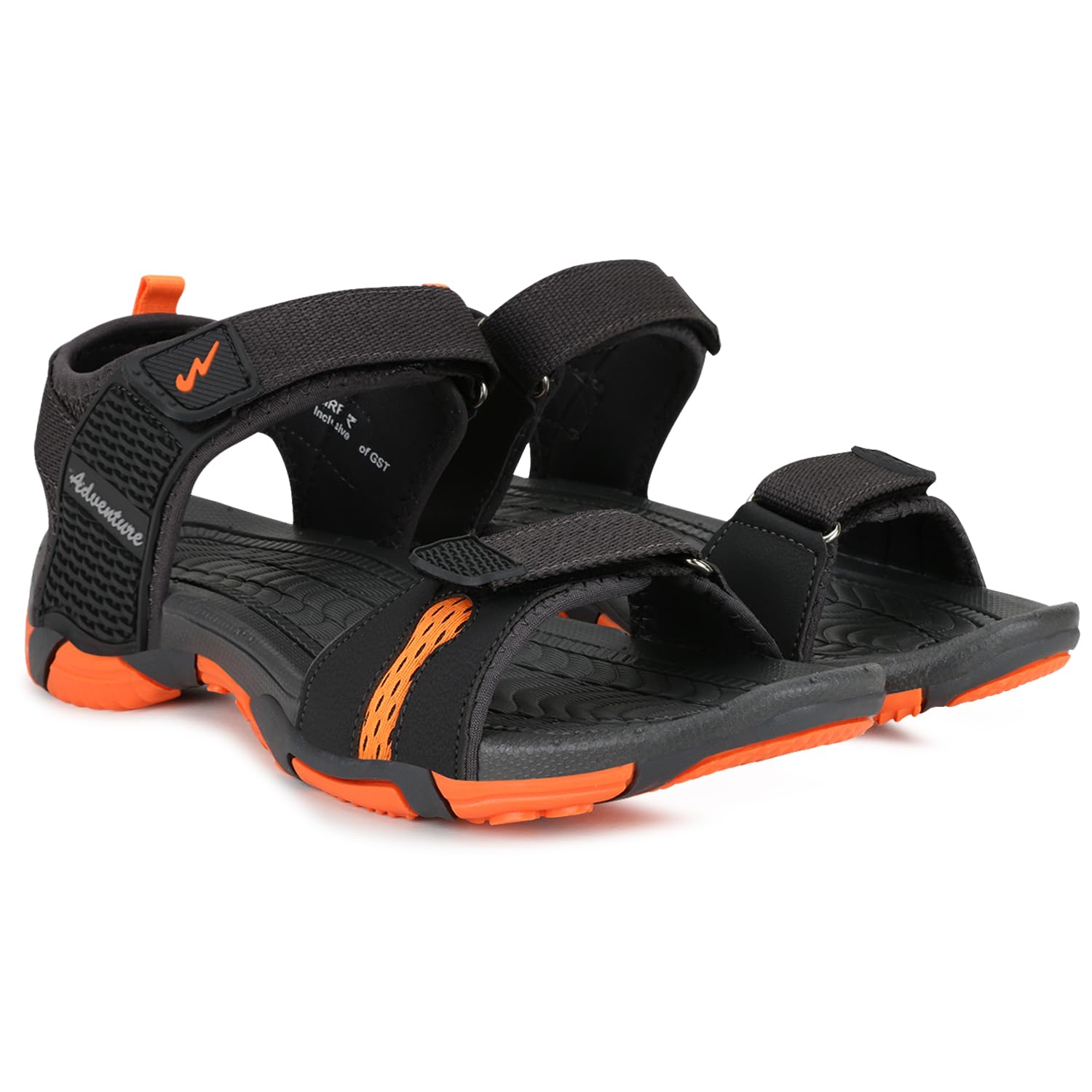 Campus Mens CRAVT Gry/ORG Sports Sandals - 7UK/India GC-22485 (B09ZPC3X3J) Amazon Price History, Amazon Price Tracker