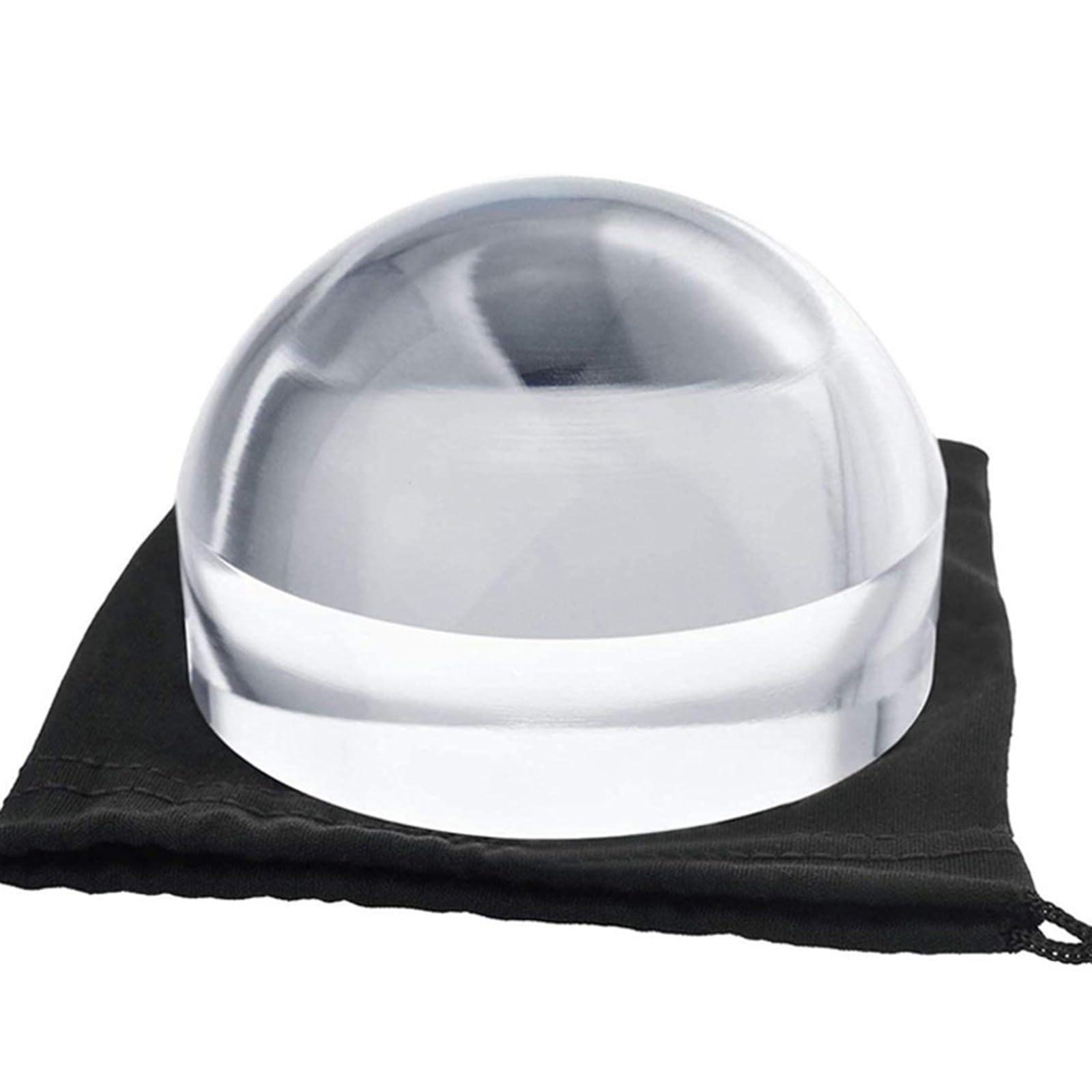 8X Magnification Glass Magnifier Lens Clear Acrylic Construction Lightweight Design for Handsfree Reading Clear Magnifier Glasses