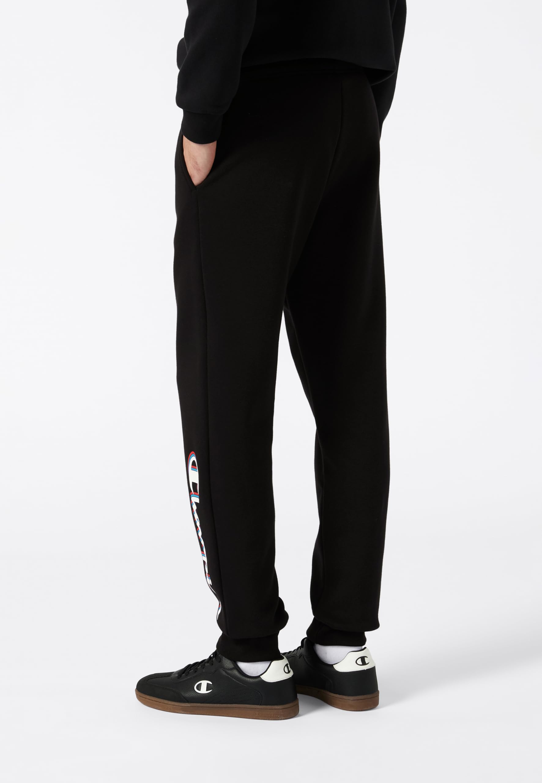 Champion - Legacy Authentic Pants Powerblend Fleece Logo Rib Cuff, Pantaloni da Tuta Uomo