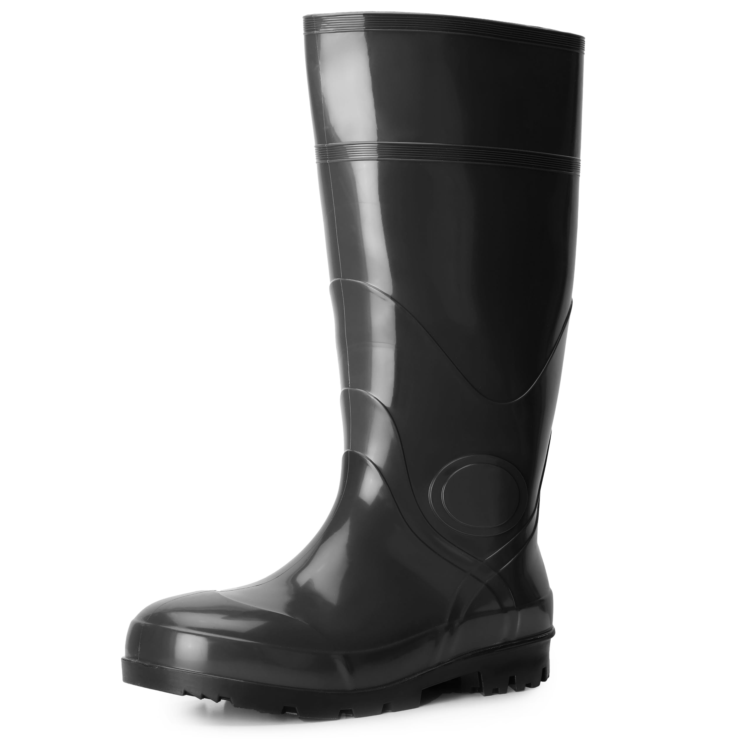 Ladeheid Gummistiefel Herren hoch Erwachsene wasserdichte Regenschuhe LA-914