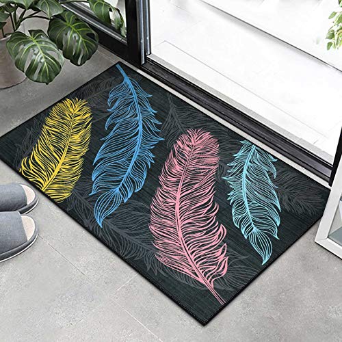 VIEWALL Fußmatte Anti Rutsch Fussmatte 40x60cm,Super Wasserabsorbierend...