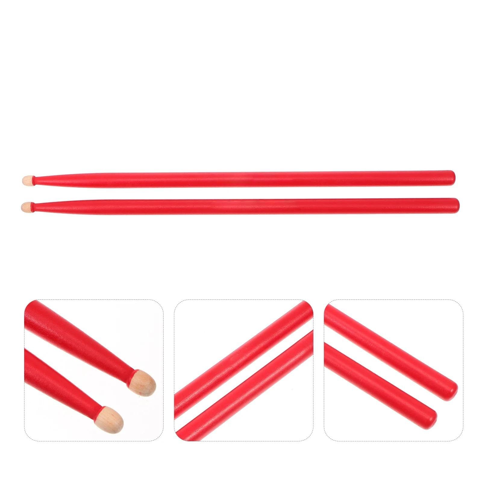 Schlagzeug-Zubehör 2 Paar Drumsticks Aus Ahornholz, Schlaginstrumente, Drumsticks Aus Holz, 5A Drumsticks Für Erwachsene Und Anfänger (Color : 01)
