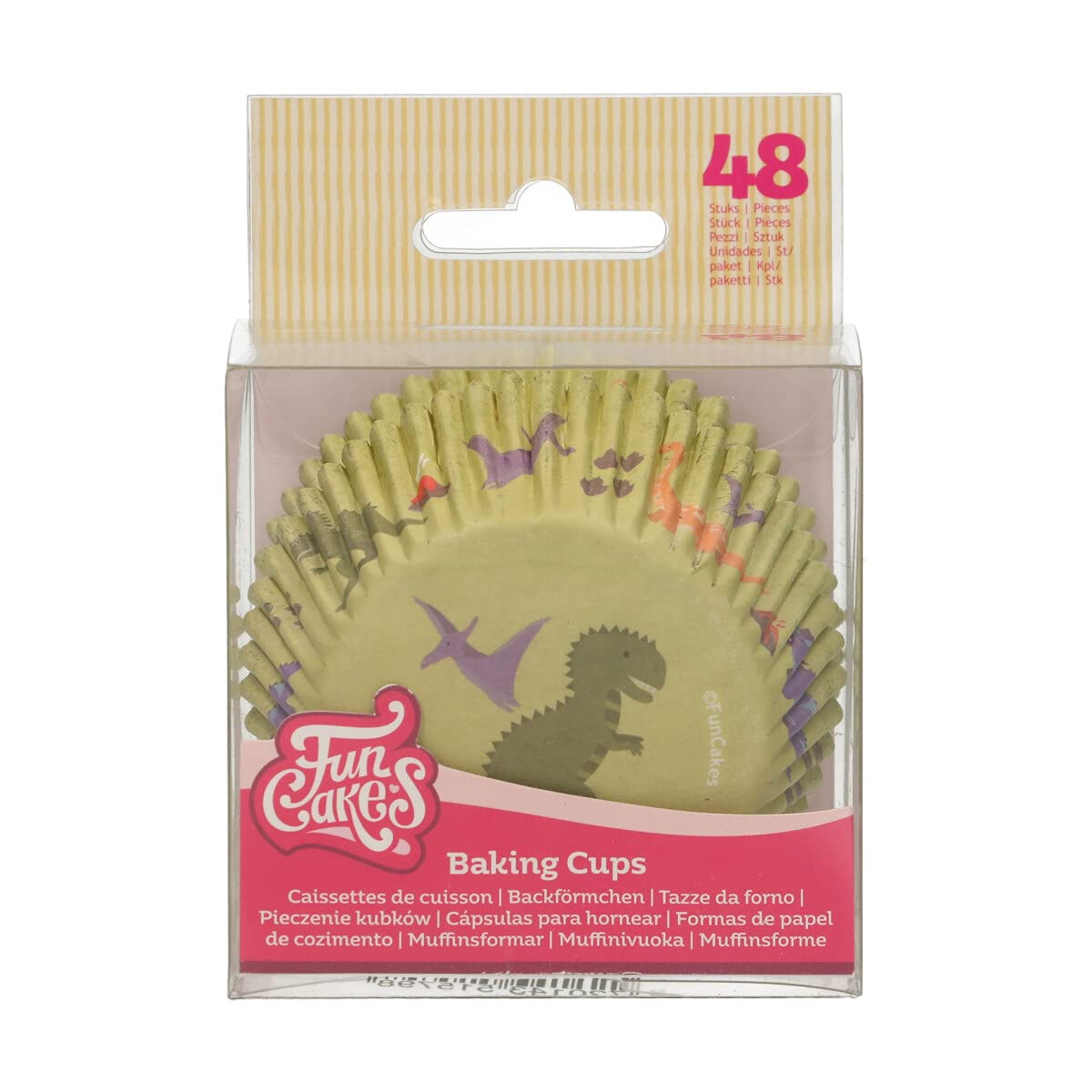 Dinosaur Baking Cases x 48