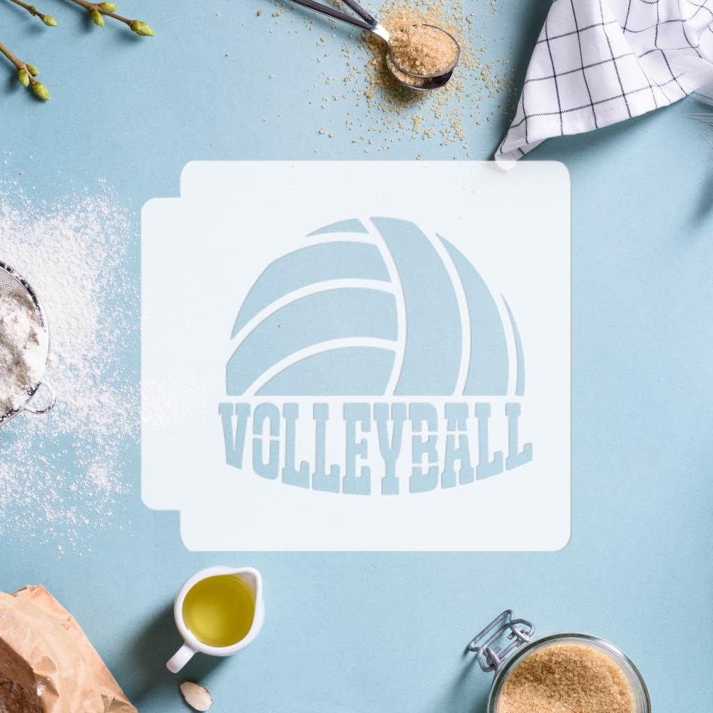 Volleyball 783-J459 Stencil (5.5 inch)