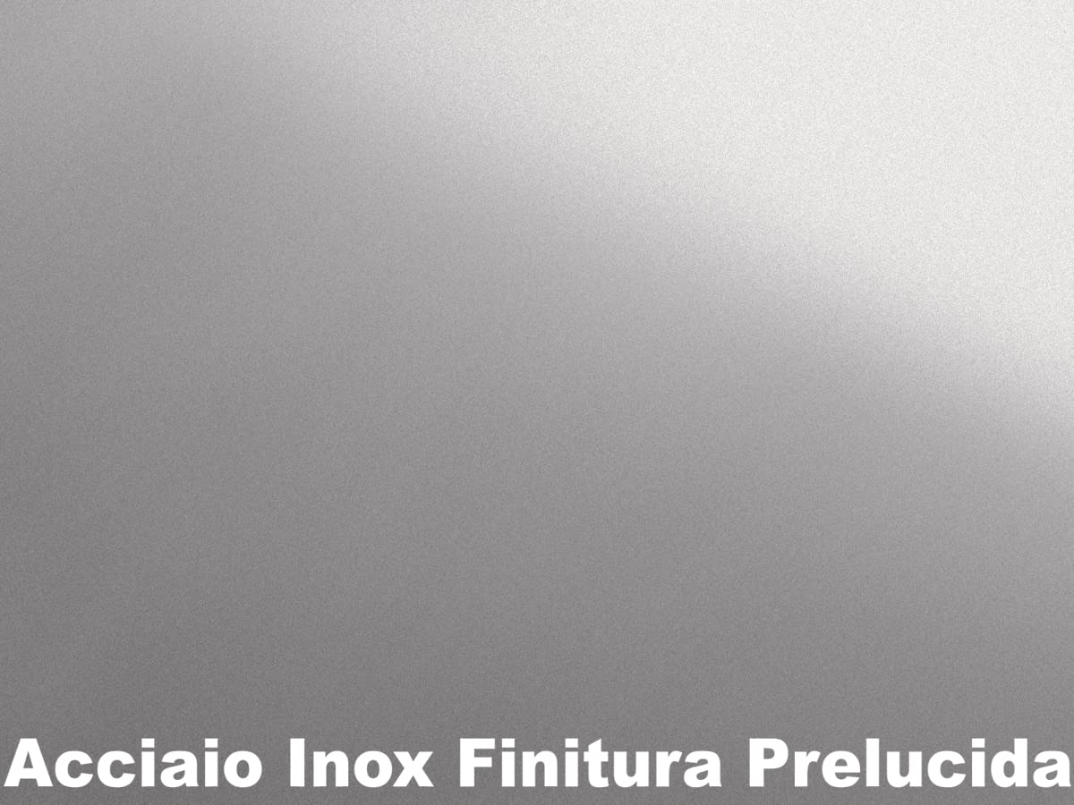 TM861IRPC ● Lavello Incasso Cucina Atmosfera Acciaio Inox Prelucido 86X50 1 Vasca Sinistra e Gocciolatoio Destro ● Made in Italy per ambienti Rustico Classico Provenzale Shabby Chic Moderno