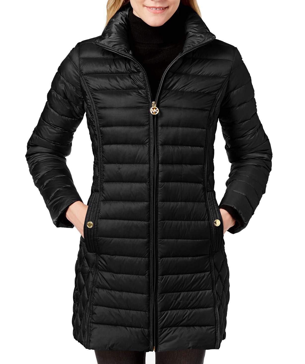 Michael Michael Kors Hooded Packable Down Puffer Coat