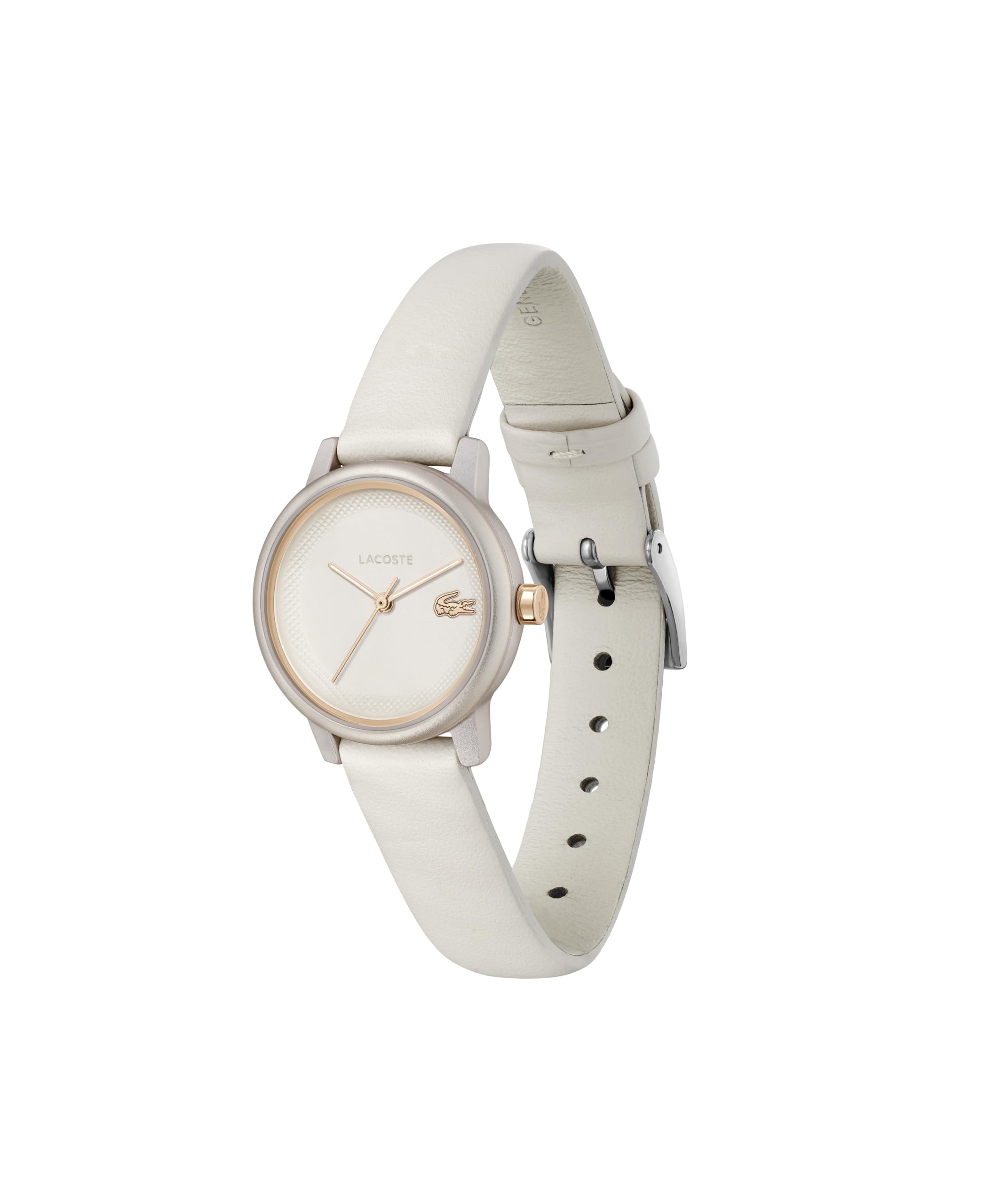 Lacoste Orologio con Movimento al Quarzo a Tre Lancette da Donna Collezione LACOSTE.12.12 SWIFT con Cinturino in Pelle – Disponibile in Blu Denim, Nero, Bianco, Tortora o Bordeaux