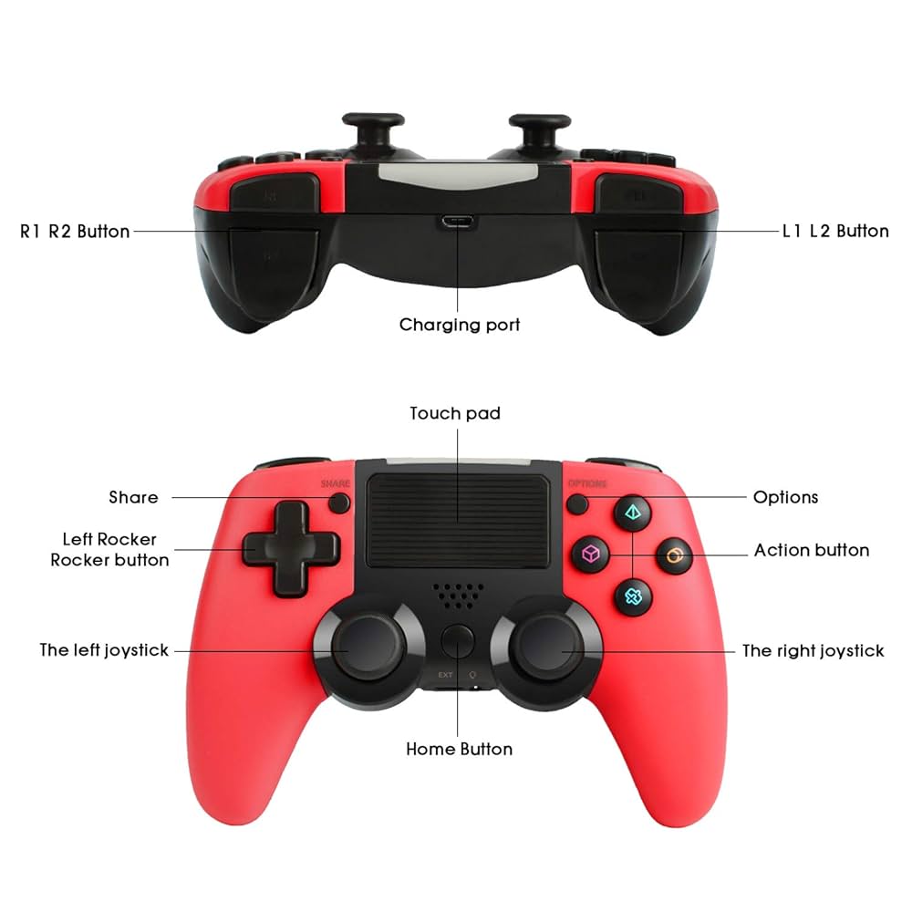 Amazon.com: PS4 Controller, SADES Wireless Controller for