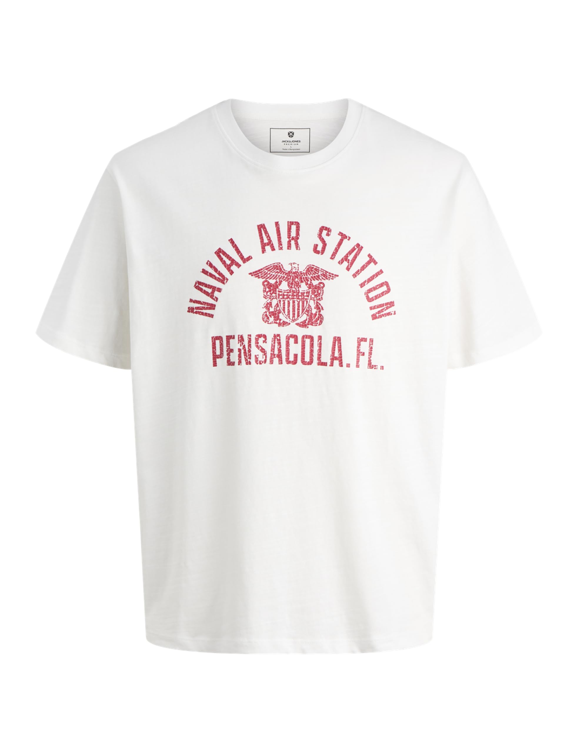 JACK & JONES Jprblupete Ss Tee, Cloud Dancer, S