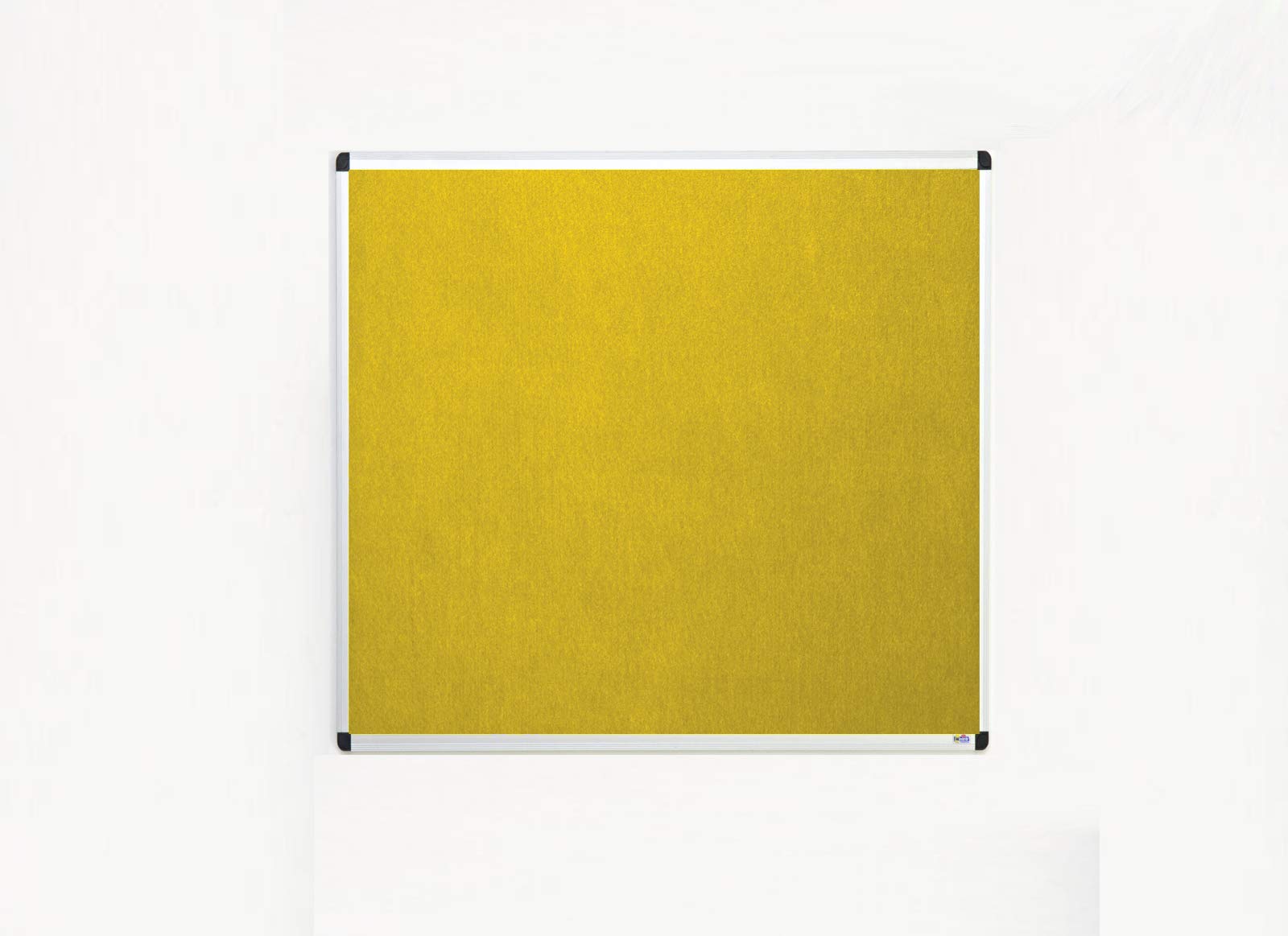 Fire Retardant Yellow Felt Noticeboard Office, Home and Schools – 1200mm x 1200mm