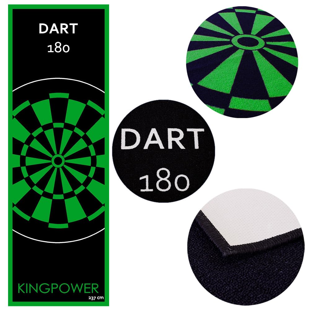 Kingpower Tappetino per Freccette Tappetino per Freccette Tappetino per tornei Accessori per tiri Bersaglio 2 Misure 237 cm 290 cm Diversi Modelli