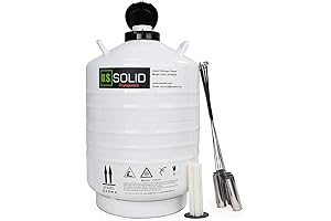 U.S.SOLID - Cryogenic Container for Liquid Nitrogen LN2 Tank Dewar