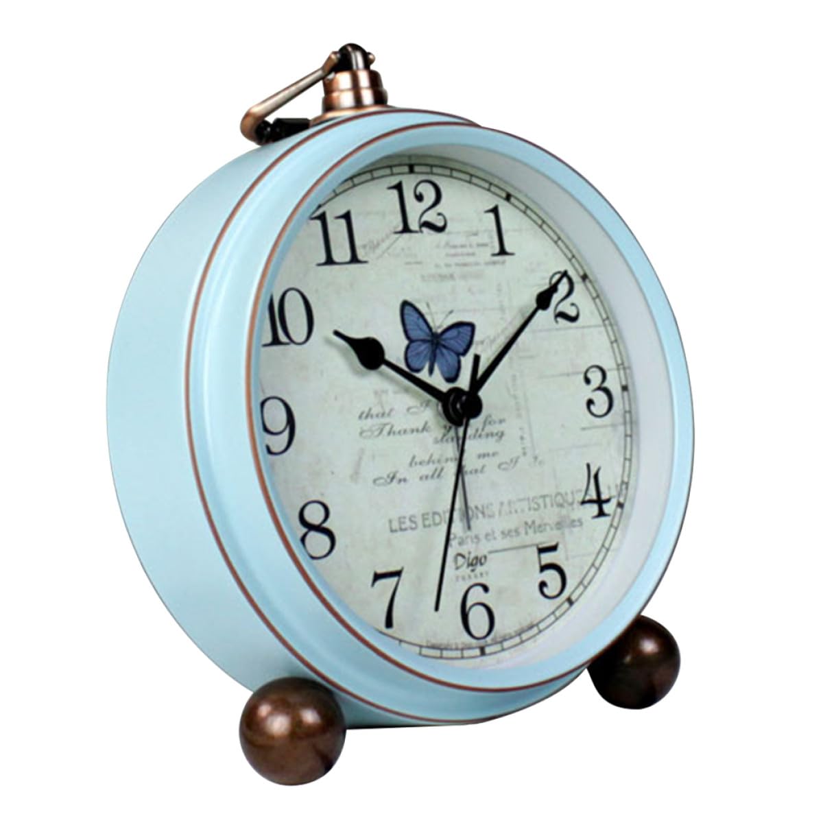 Reloj de mesa retro vintage con alarma para organizar mesas de trabajo