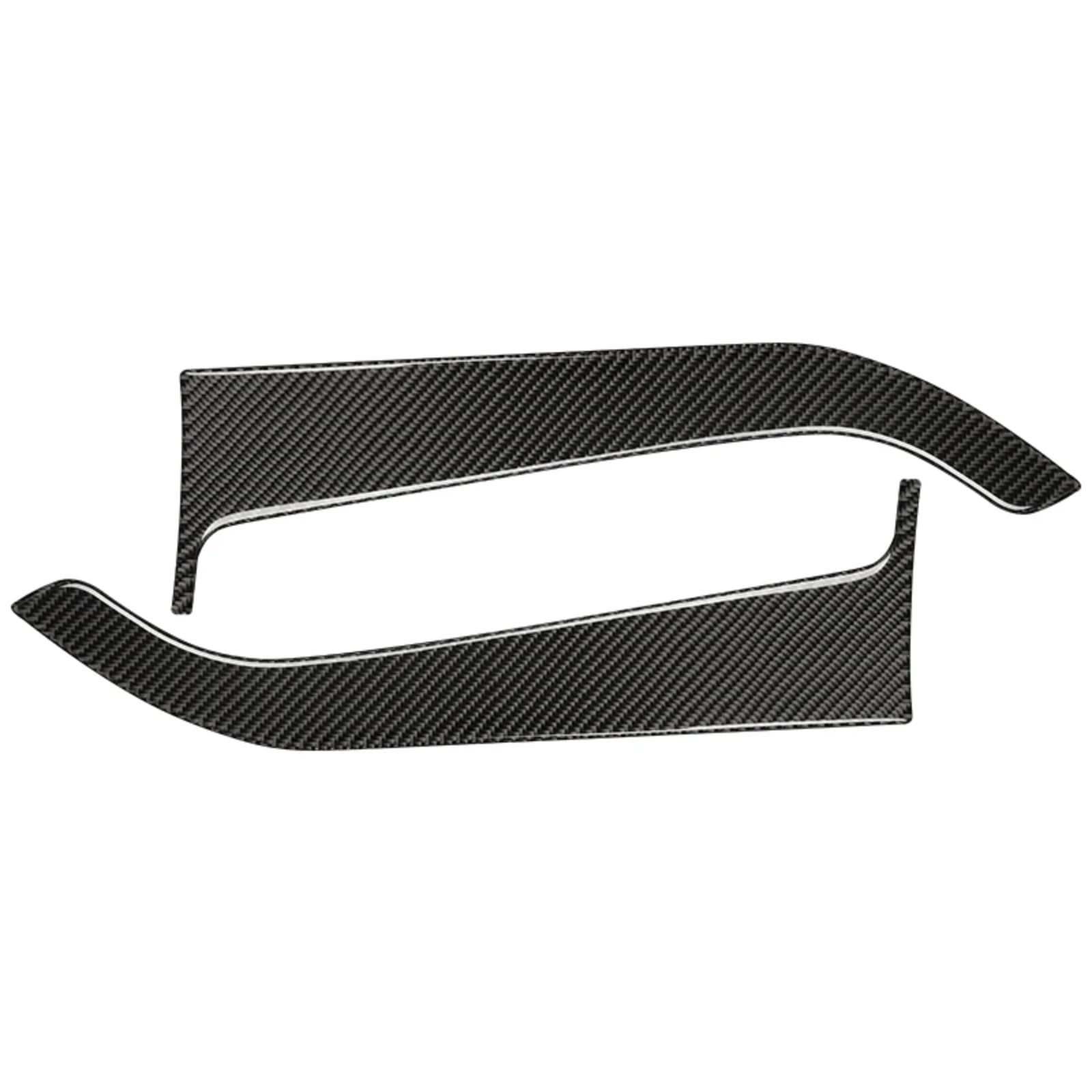 Amxaqjc Black Car Interior Moulding Trim For Mustang For Gt 2015-2021 Car Accessories Interior Car Front Door Panel Trim Stickers Decals Decoration Cover(Black)