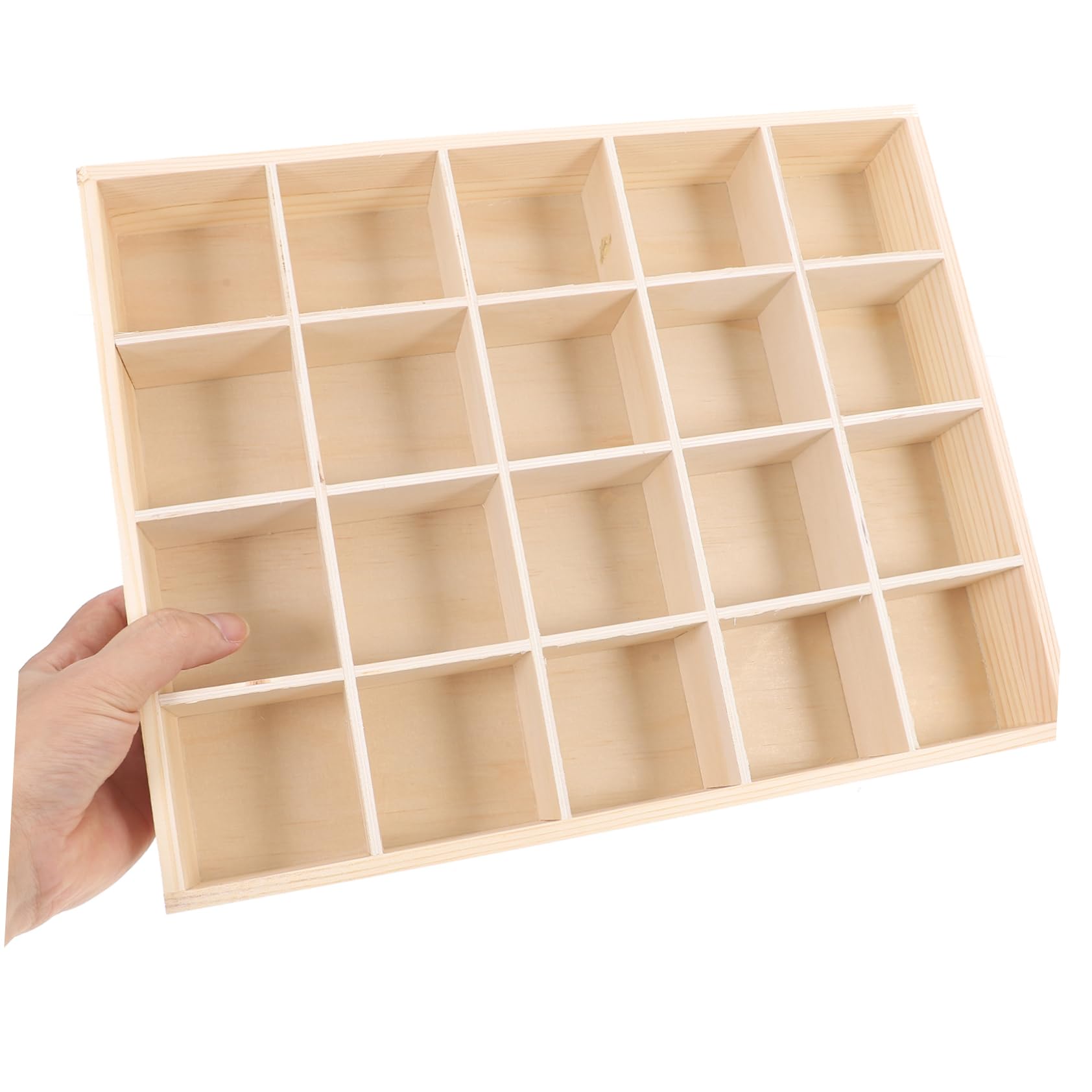 2 Pezzi Organizzatori per cassetti per Abbigliamento Calzini Intimo Trucco Articoli Vari Divisori in Legno con Coperchio per cassetti Organizzatori Cravatta Vestiti Cosmetici Contenitore per