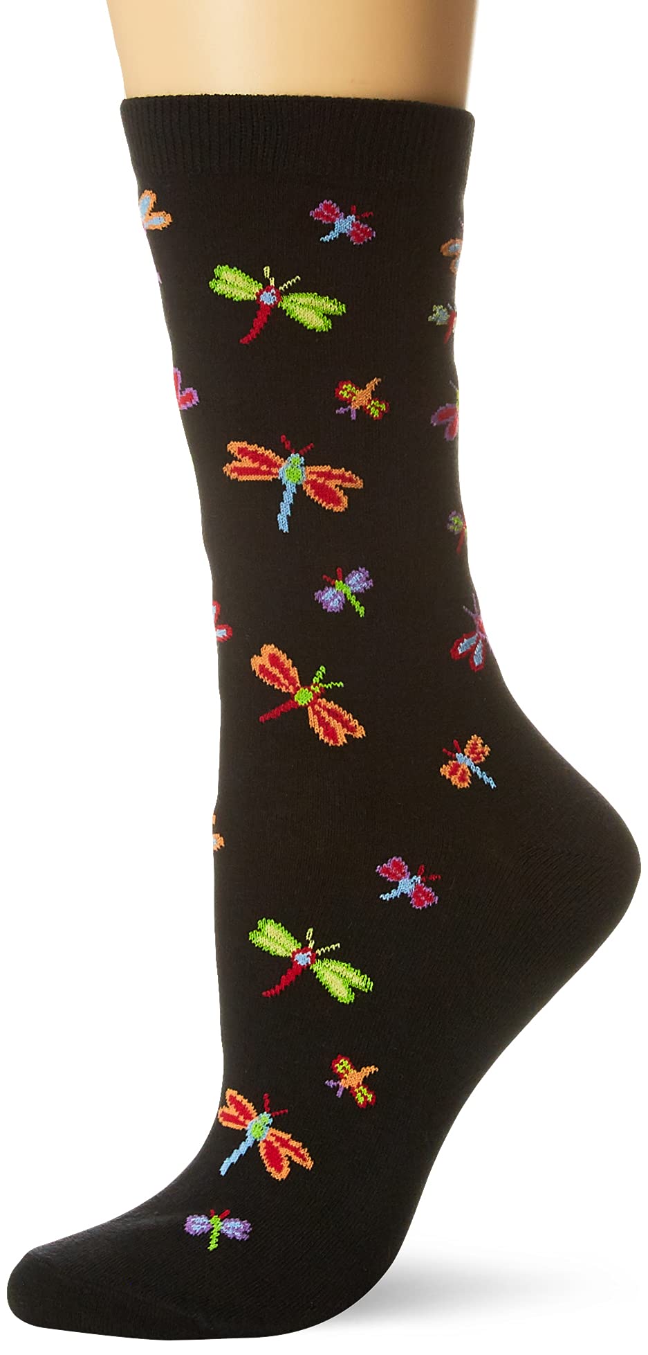 K. Bell Women's Fun Patterns & Designs Crew Socks-1 Pairs-Cool & Cute Novelty Gifts