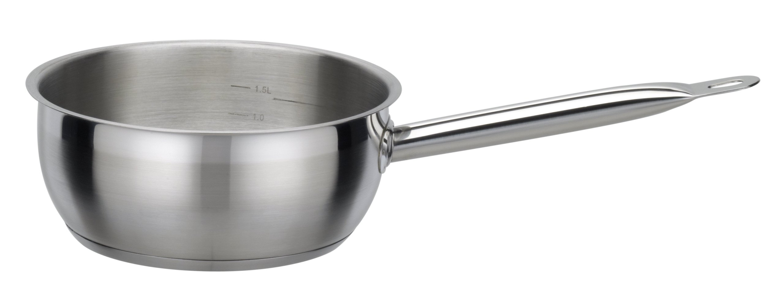 GSW Stahlwaren GmbH High Fry Pan, Silver, 20 x 8.5 cm, 1.9 Litre