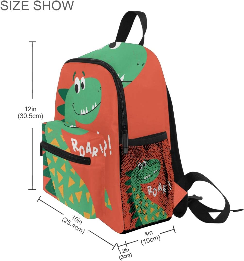 red dinosaur backpack