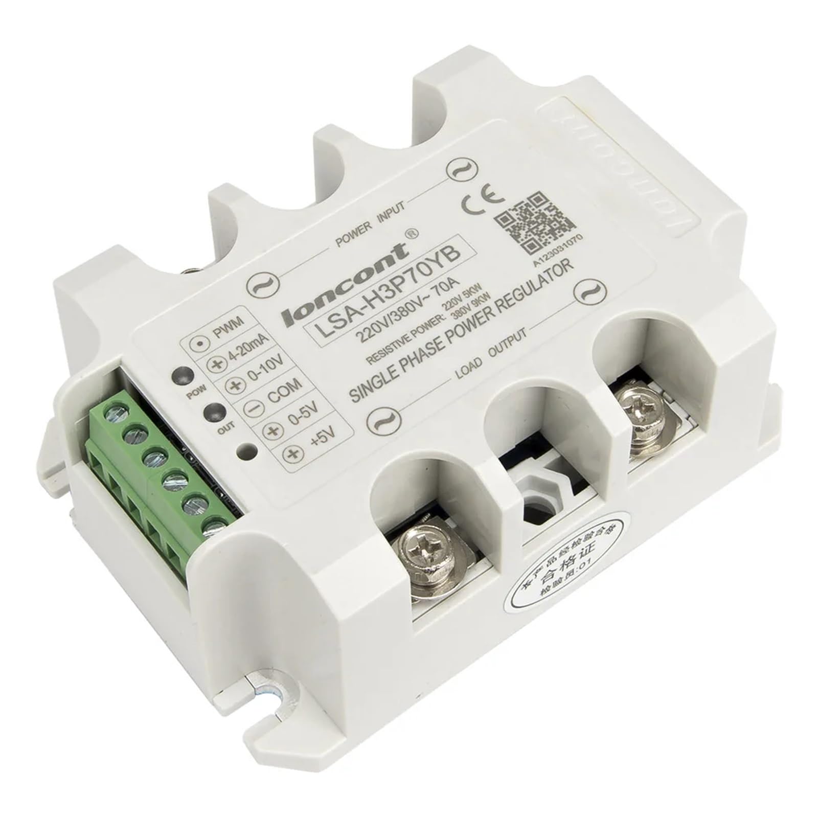 Regulador de voltaje de estado sólido/módulo regulador de potencia monofásico LSA-H3P70YB CA 70 A 220 V/380 V