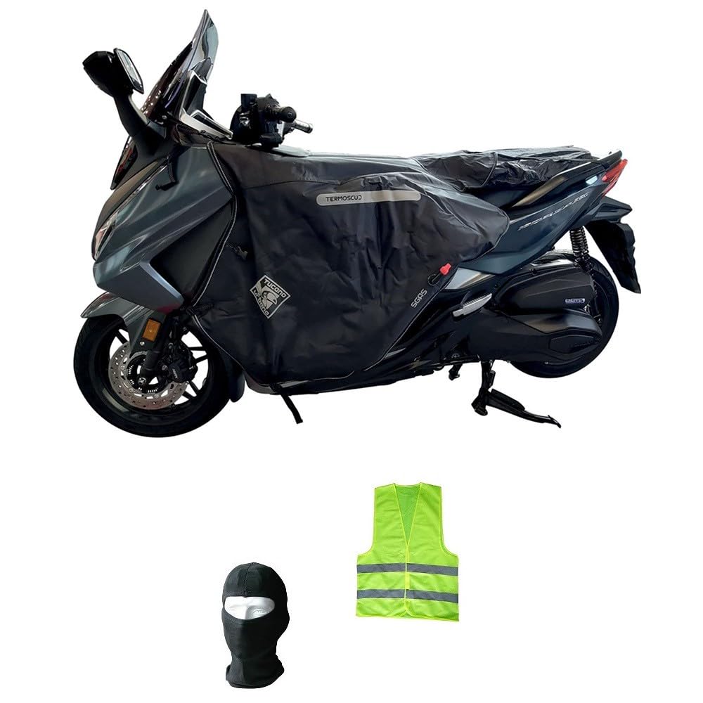 Compatible avec Honda Forza 125 par an 2023 Couvre-Jambes R238-X TERMOSCUDO Tucano Urbano Couverture Thermique IMPERMÉABLE Interne en Fourrure ECO SPÉCIFIQUE pour Scooter