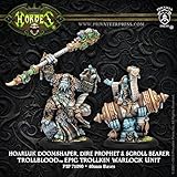 Hordes Trollbloods Hoarluk Doomshaper, Dire Prophet Epic Trollkin Warlock Unit