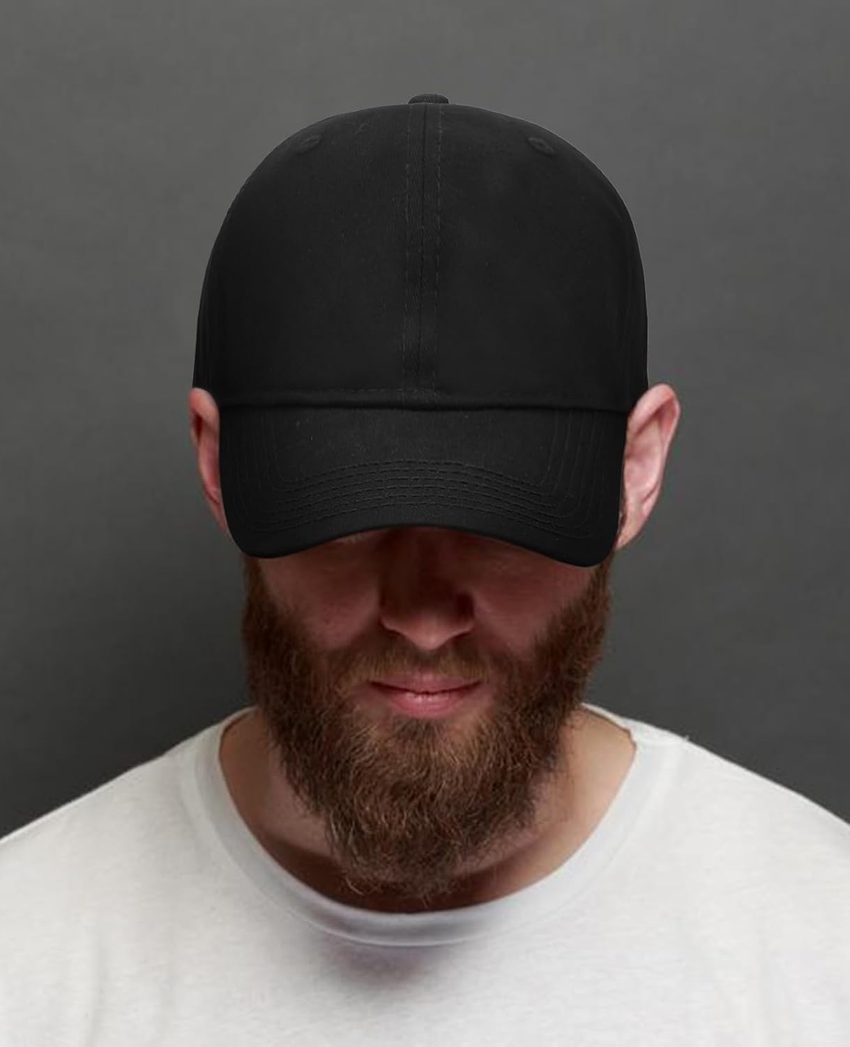 Oversize XXL Baseball Cap for Men Women, Extra Large Baseball Hat for Big Heads 23.6"-25.6", Adjustable Soft Crown Dad Cap - Image 4