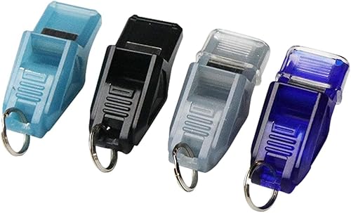 Miniatura 8 de Yimin Silbato de árbitro, silbatos deportivos con cordón de sonido fuerte y nítido, silbato deportivo adecuado para entrenadores, árbitros,