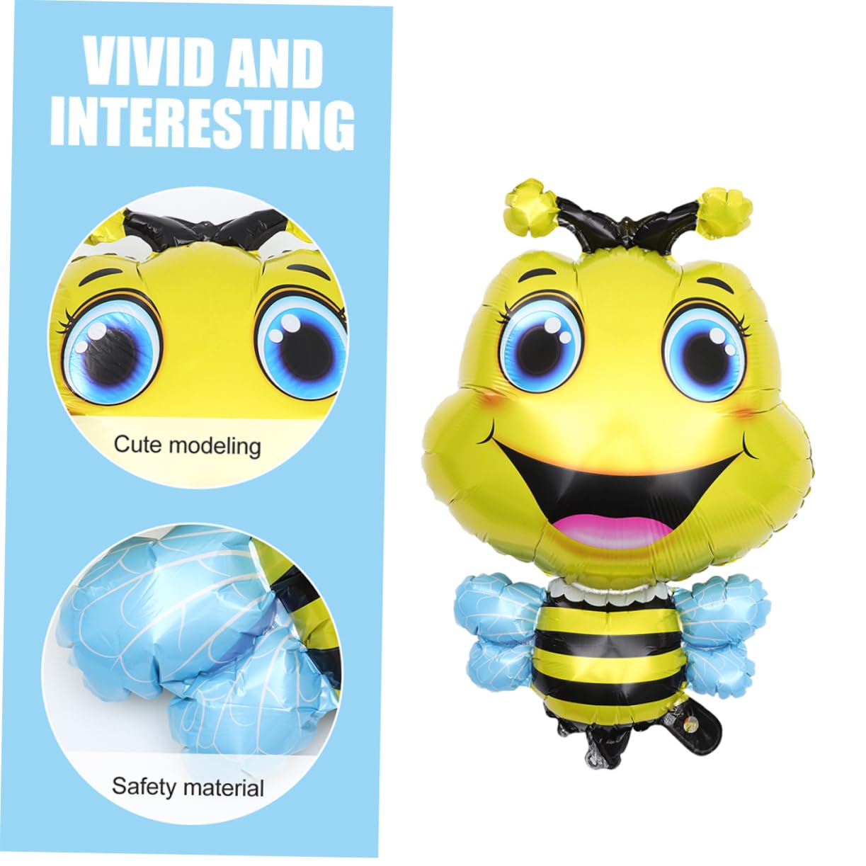 ifundom 25piezas Globos De Abeja Grande De Metalizado De Animales Para Decoración De Fiestas y Cumpleaños Tema De Insectos Adorables y Resistentes