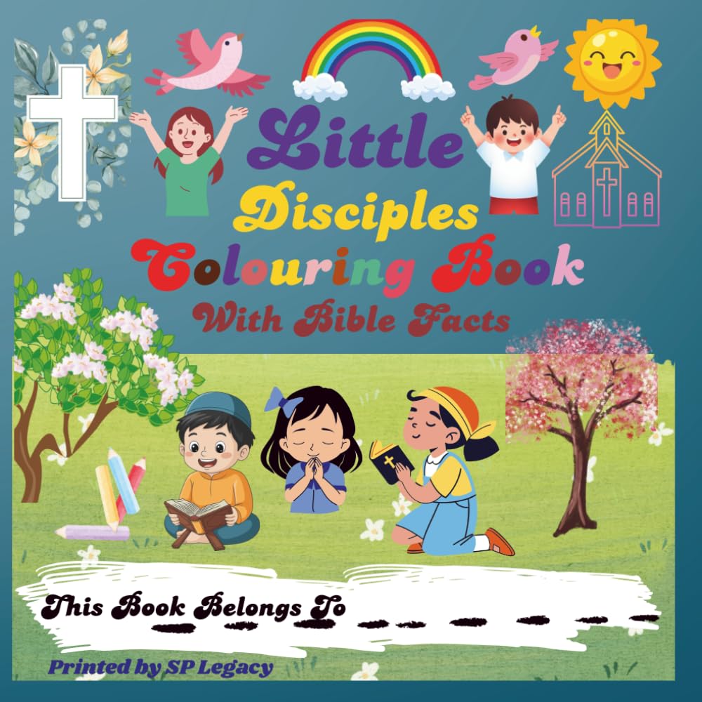 Little Disciples: Colouring Book with Bible Facts