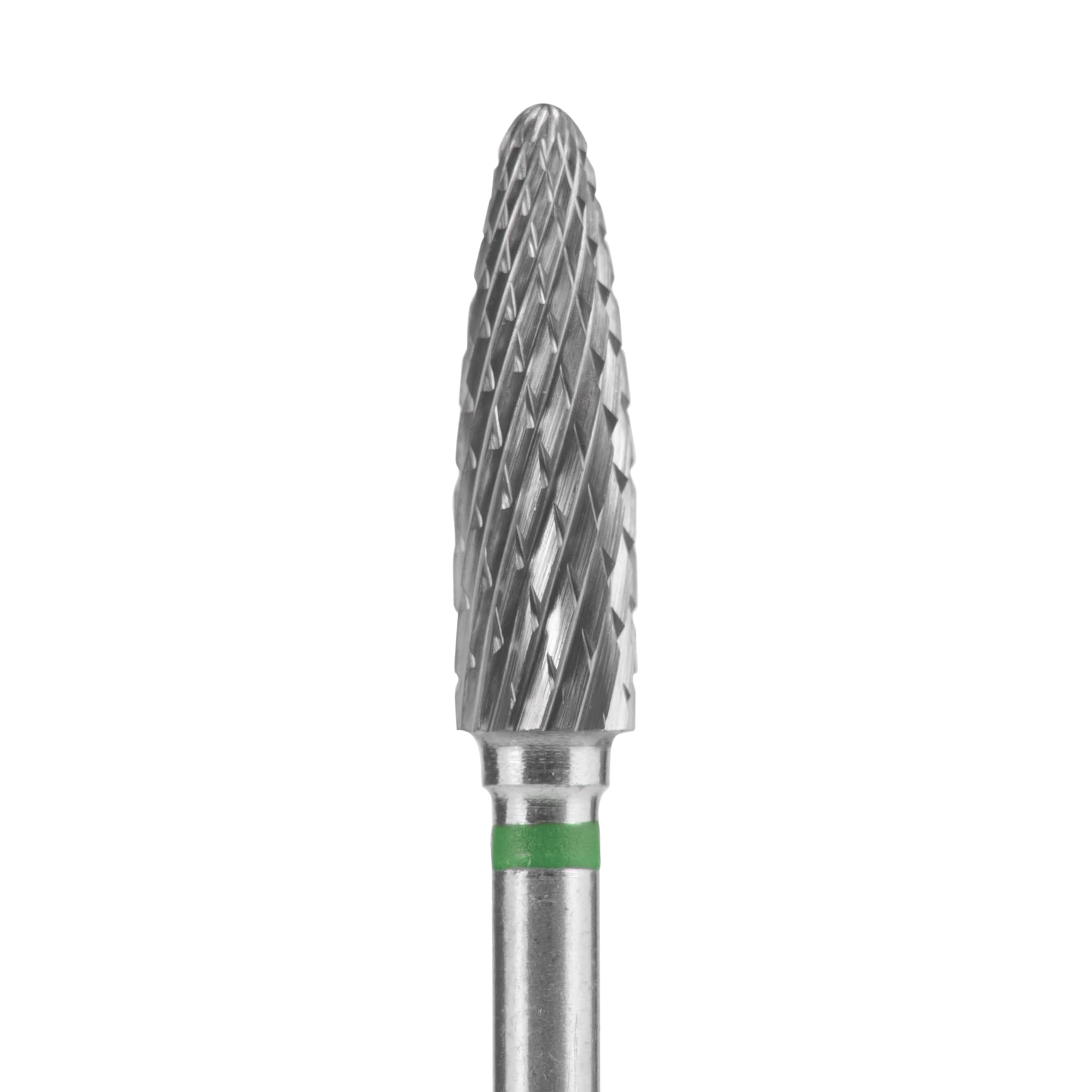 STALEKS PRO Punta per trapano in carburo di tungsteno, 4 x 14 mm, a forma di mais (grana grossa)