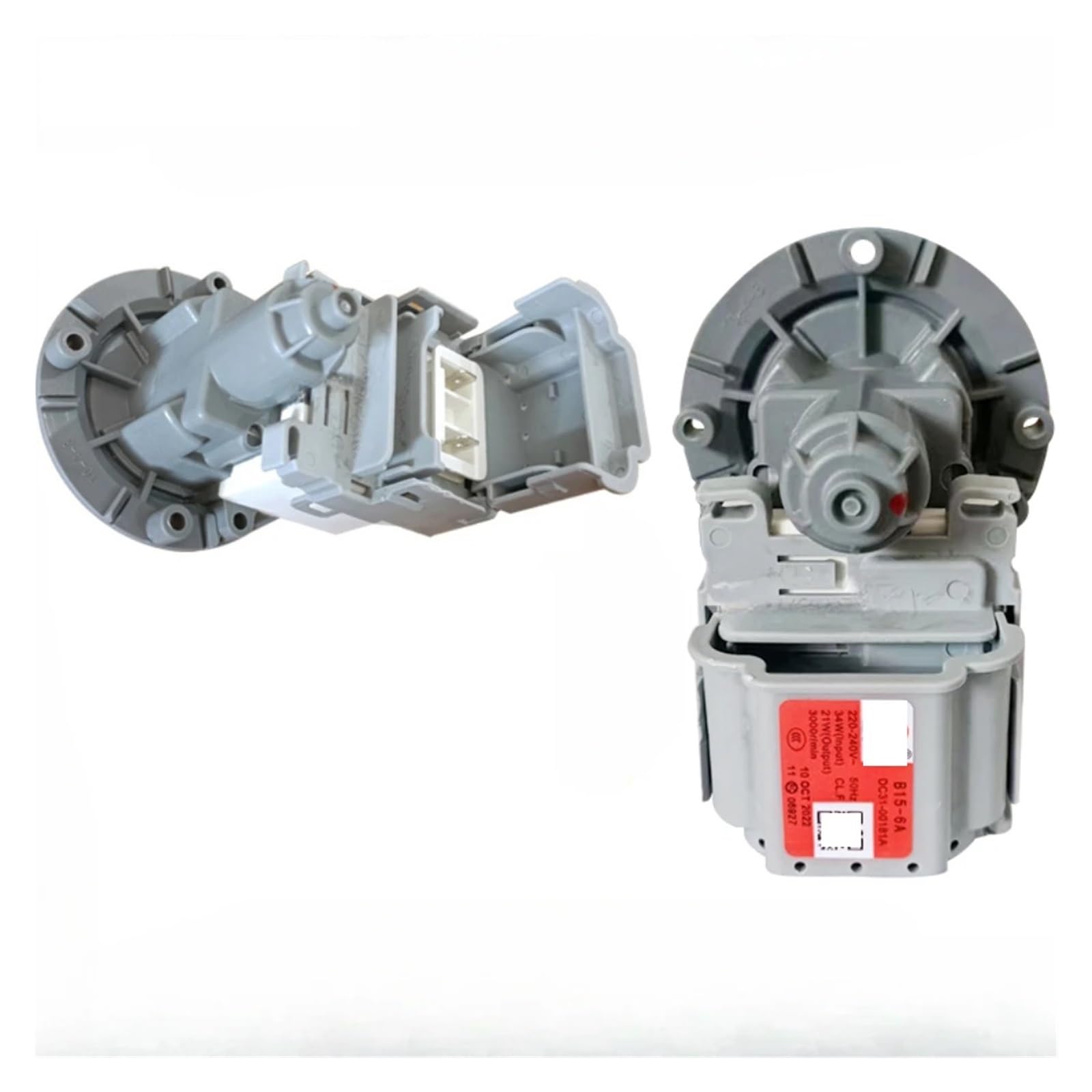 Conjunto De Bomba De Agua De Drenaje, Compatible Con Samsung, Piezas De Lavadora DC31-00181A B15-6A 220V 50HZ